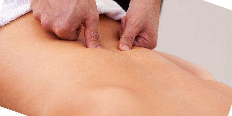 massaggio per il mal di schiena